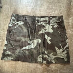 Gap Camo Mini Skirt Womens 10